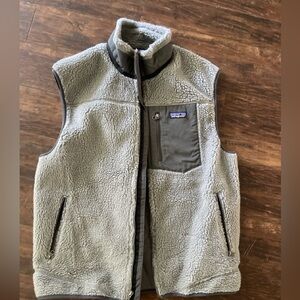 Patagonia Gray Men's Classic Retro-X® Fleece Vest Size L
